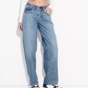 NWT Wild fable mid rise 90s relax straight Jean